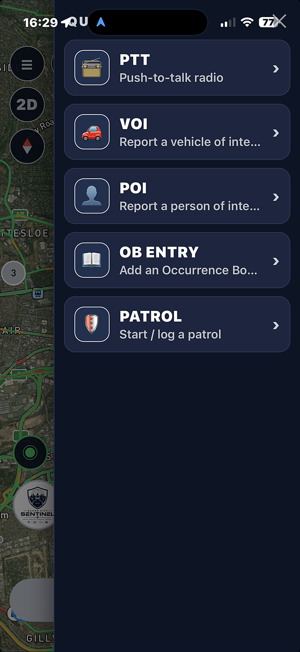 Quick actions drawer